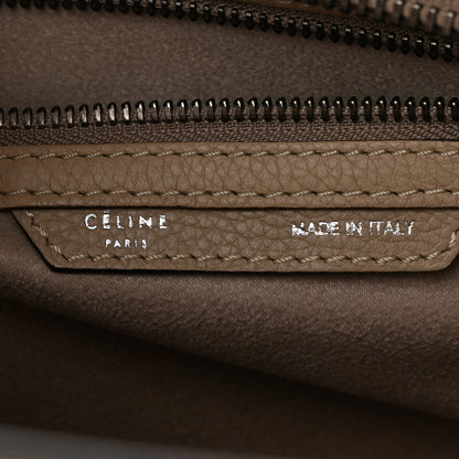 Celine Drummed Calfskin Micro Luggage Dune 6 of 10