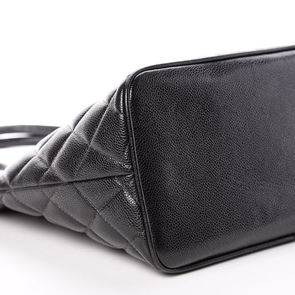Chanel Caviar Quilted Medallion Tote Black 10 of 12