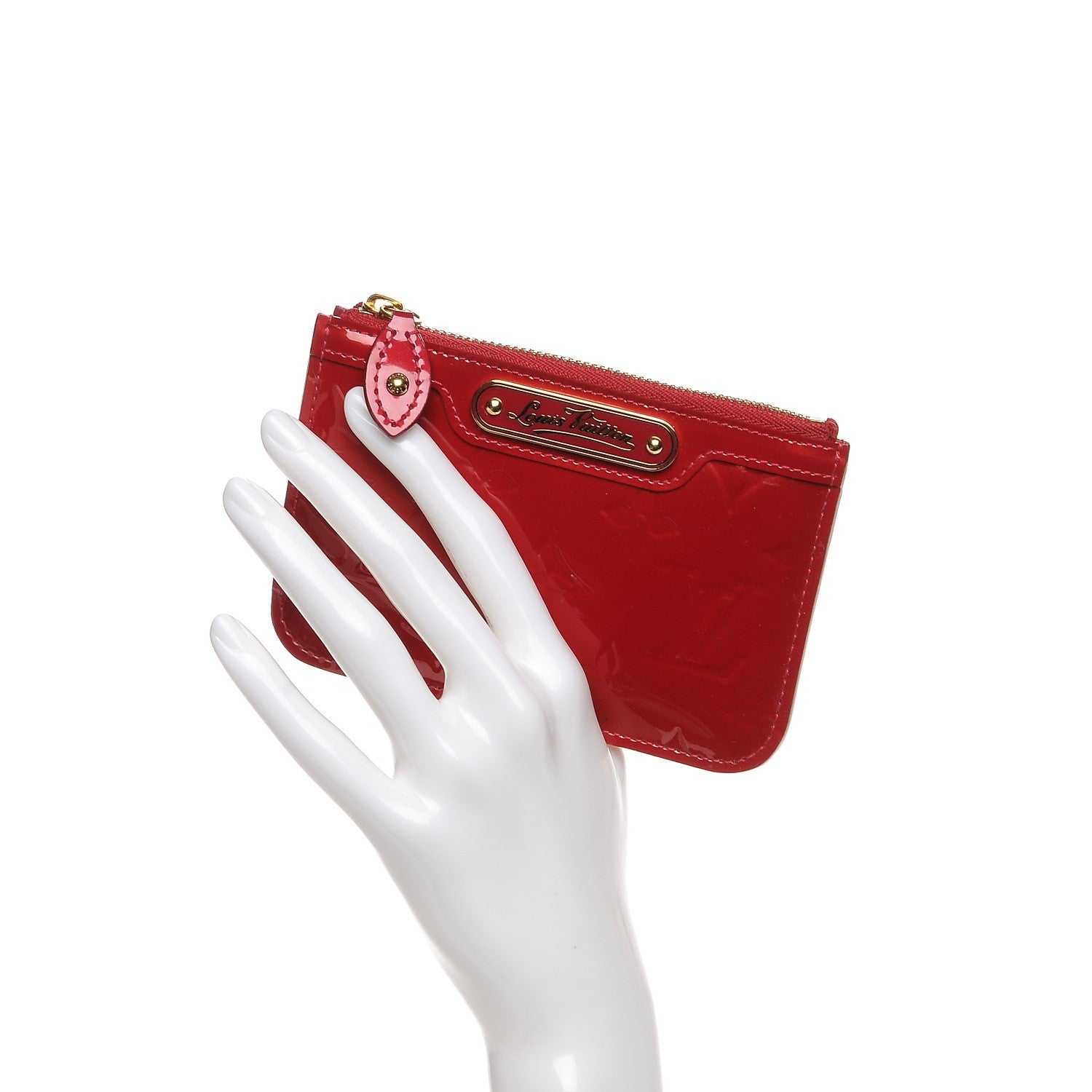 Louis Vuitton Vernis Key Pouch Pomme D'Amour 2 of 8