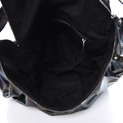Gucci Iridescent Patent Medium Icon Bit Shoulder Bag Black 5 of 12
