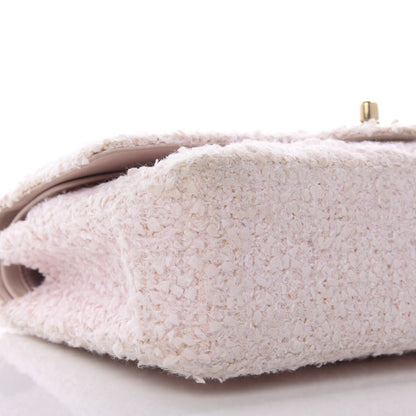 Chanel Tweed Medium Double Flap Pink 10 of 12