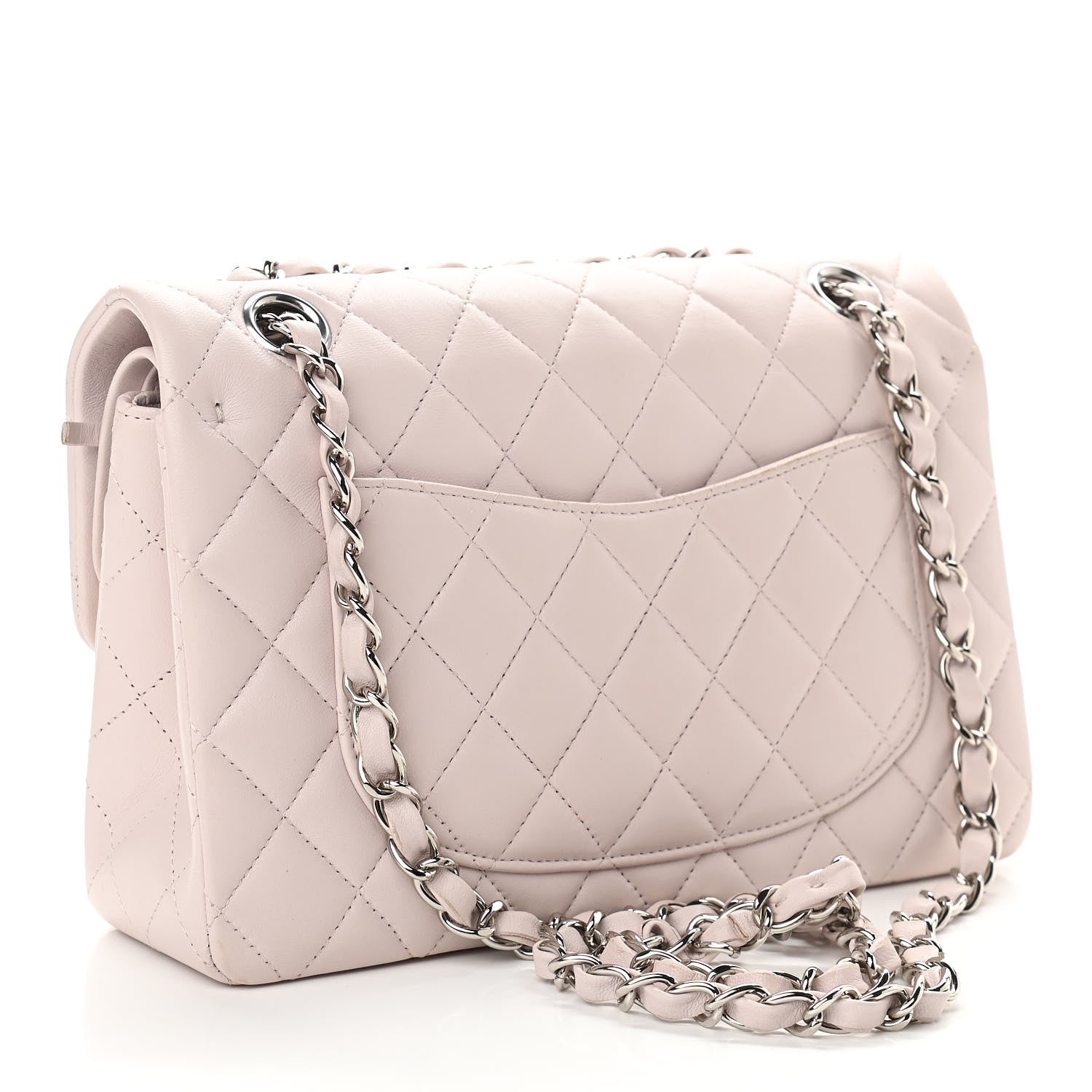 Chanel Lambskin Quilted Small Double Flap Light Purple 3 of 12