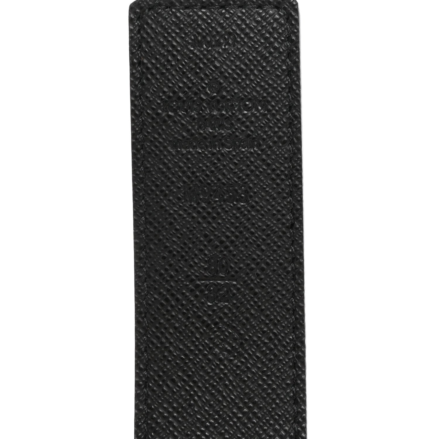 Louis Vuitton Calfskin Monogram LV Initiales Belt 80 32 Black 5 of 5