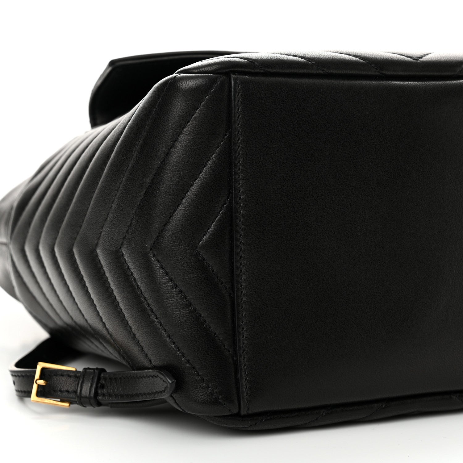 Saint Laurent Lambskin Matelasse Monogram Joe Backpack Black 9 of 11