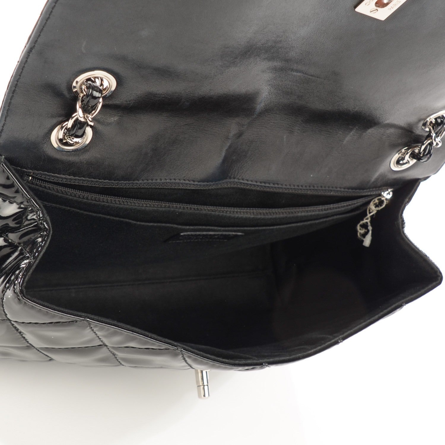 Chanel Vinyl Quilted In the Business Flap Bag Black 5 of 8