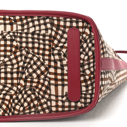 MCM Visetos Medium Liz Reversible Shopper Tote Beige Red 14 of 14