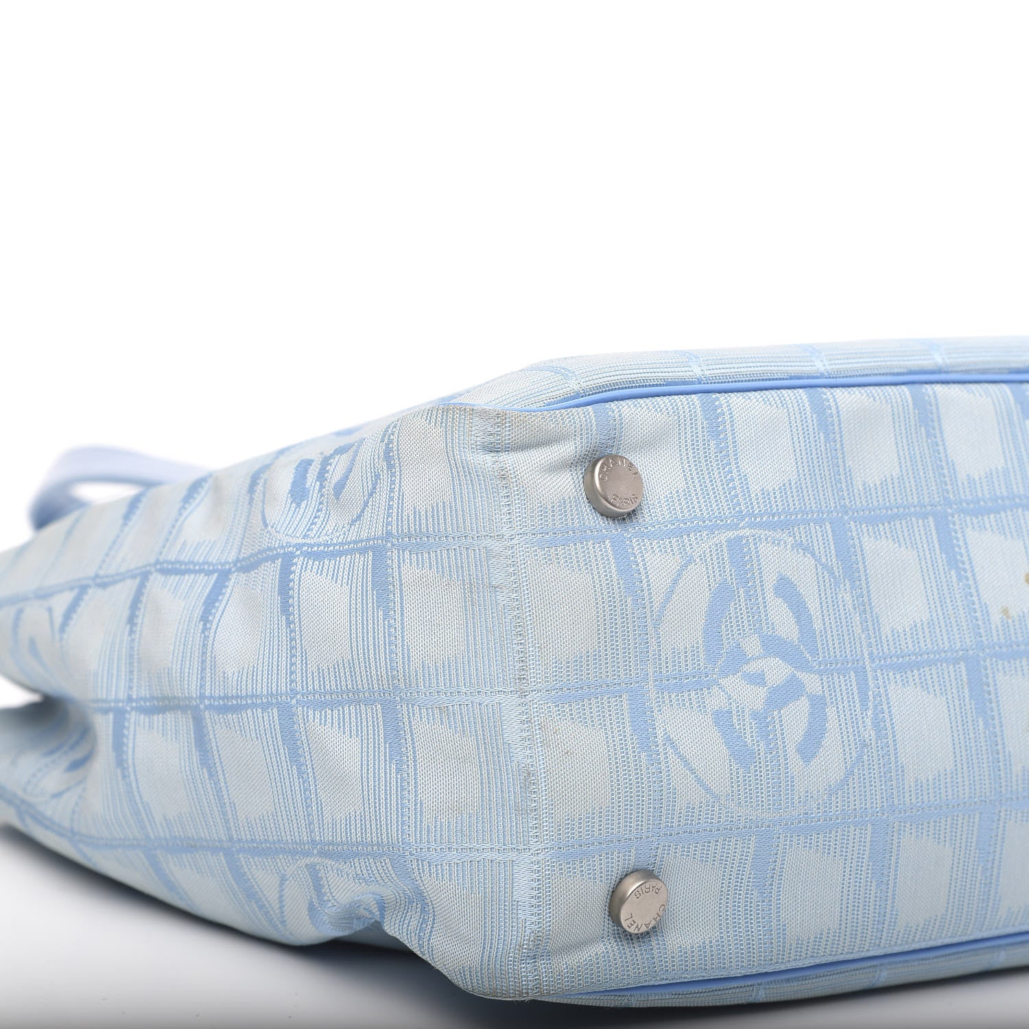 Chanel Nylon Small Travel Tote Blue 8 of 15