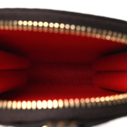 Louis Vuitton Monogram OnTheGo East West Round Coin Purse Red 5 of 6