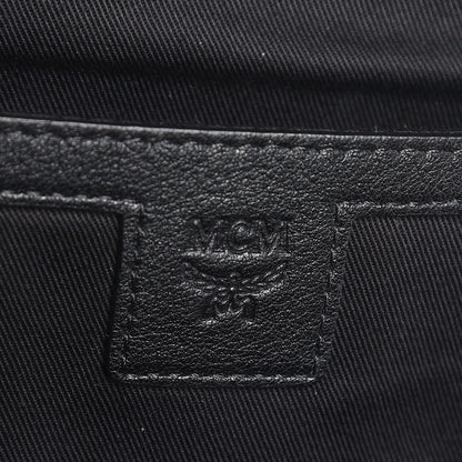 MCM Calfskin Ottomar Monogram Duke Backpack Black 9 of 17