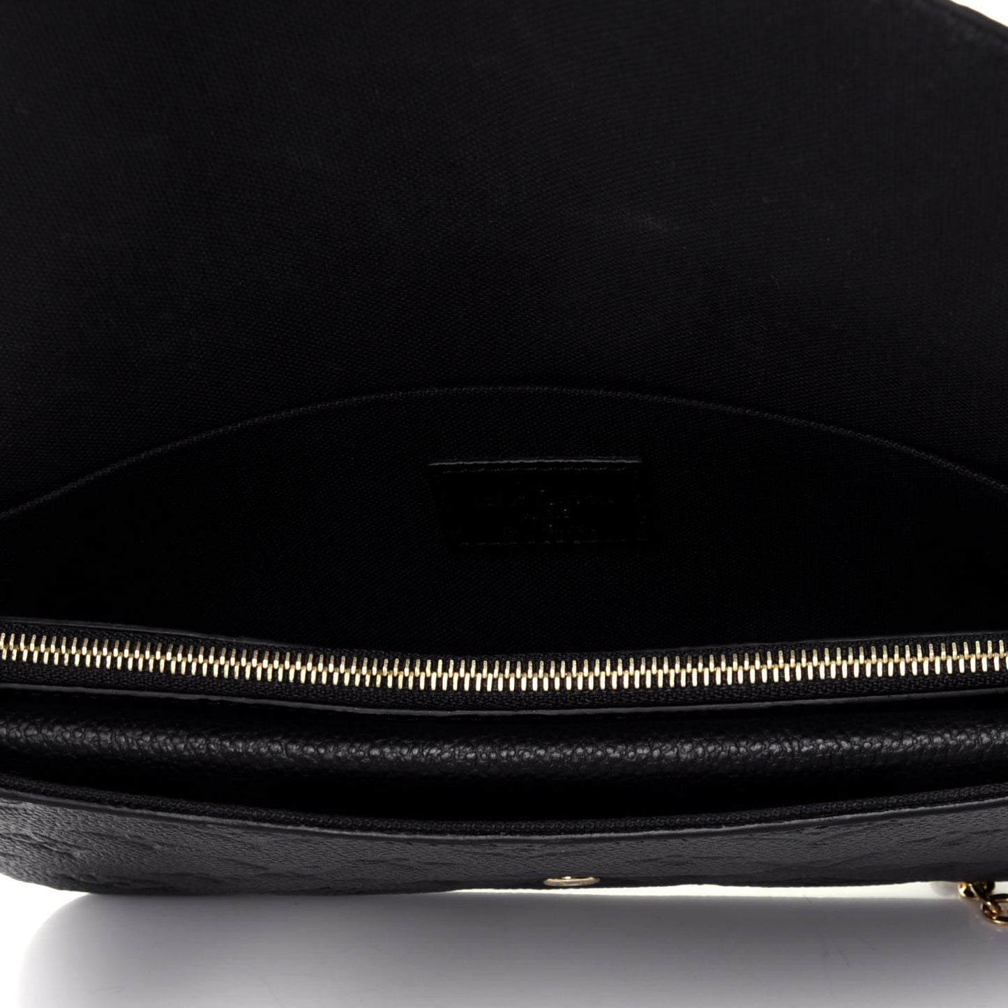 Empreinte Pochette Felicie Chain Wallet Black