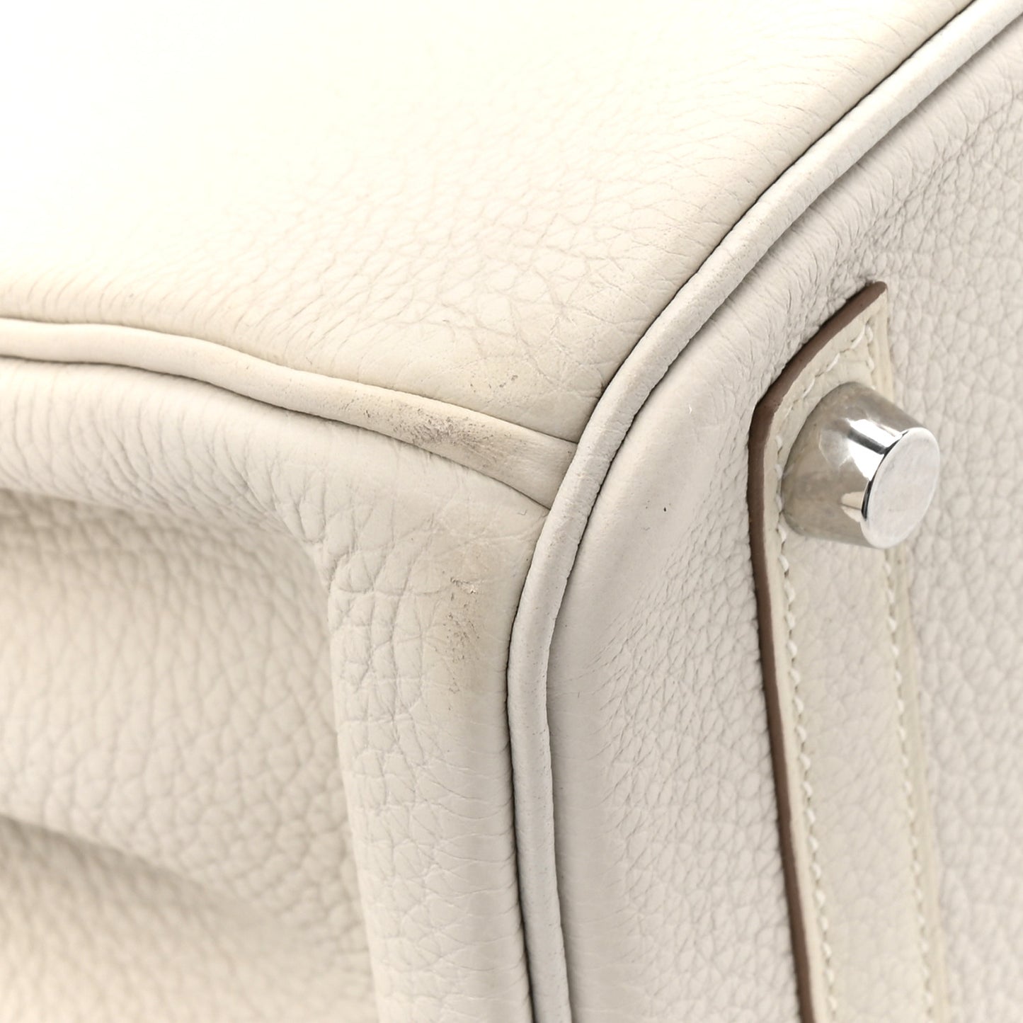 Togo Birkin 25 Gris Pale