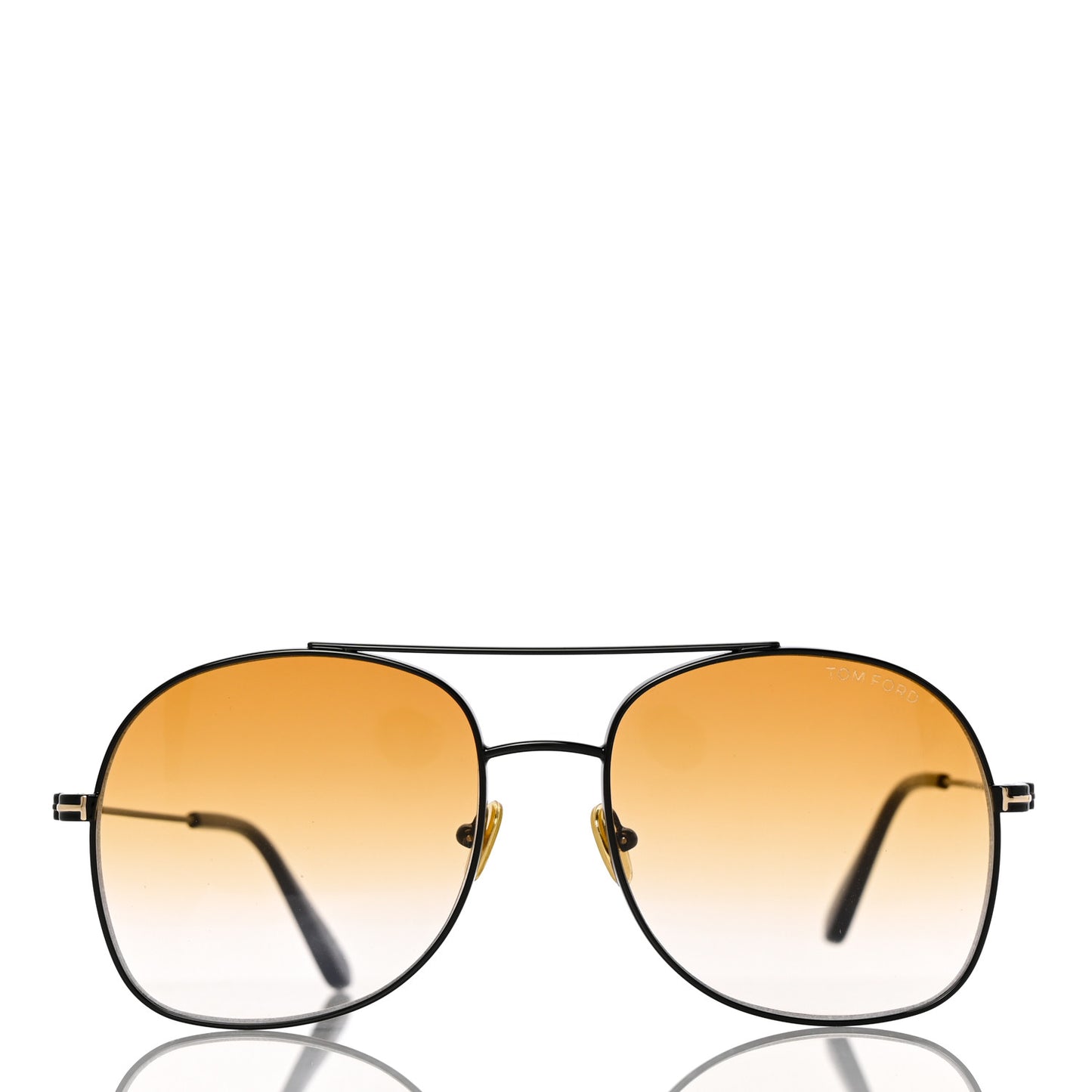 Metal Delilah Aviator Sunglasses TF758 Black