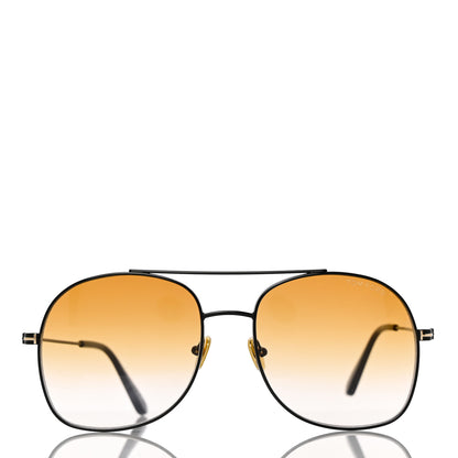 Tom Ford Metal Delilah Aviator Sunglasses TF758 Black 2 of 9