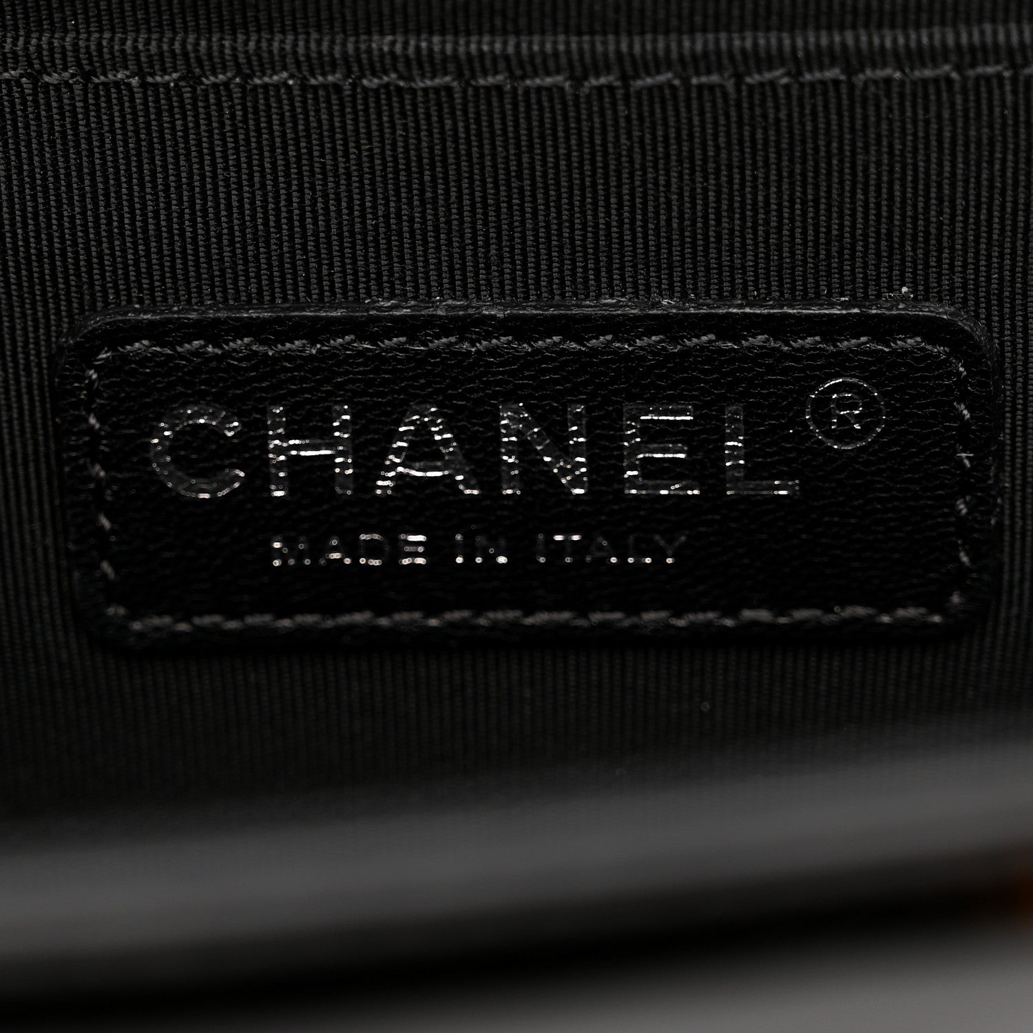 Chanel Patent Calfskin Quilted Medium Plexiglass Boy Flap Black 6 of 11