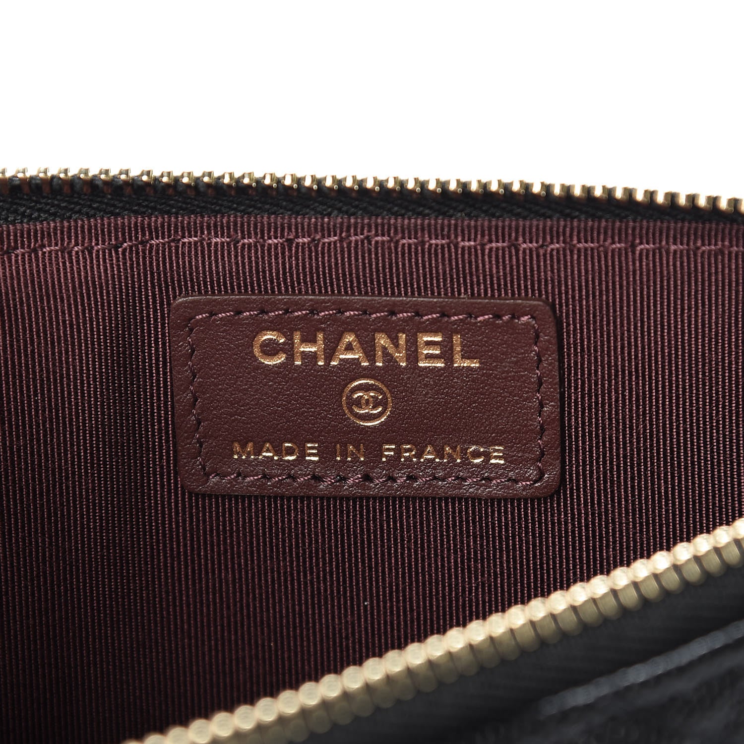 Chanel Caviar Quilted Classic Flat Wallet Pouch Black 6 of 8