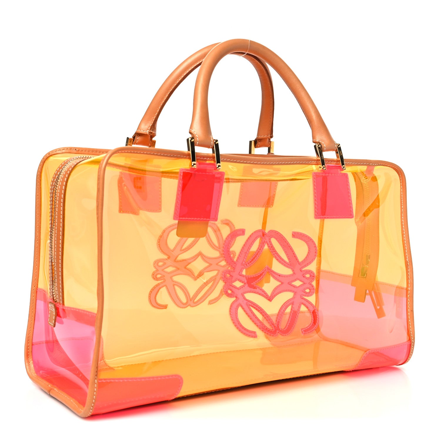 Loewe PVC Amazona 36 Orange Yellow Multicolor 1845205 – FASHIONPHILE