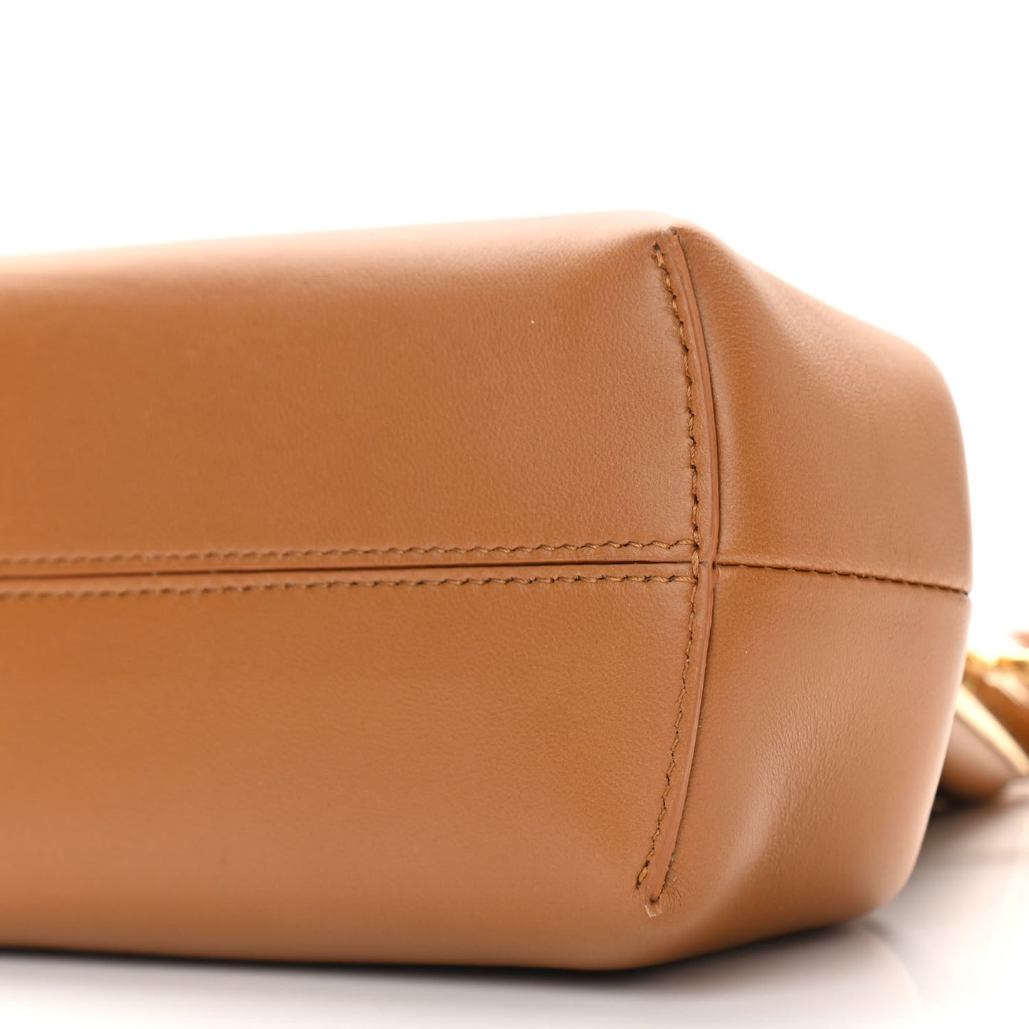 Shiny Nappa Small Fendi First Caramello