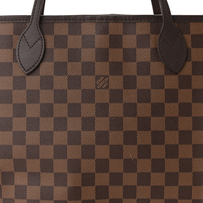 Louis Vuitton Damier Ebene Neo Neverfull MM Rose Ballerine 8 of 18
