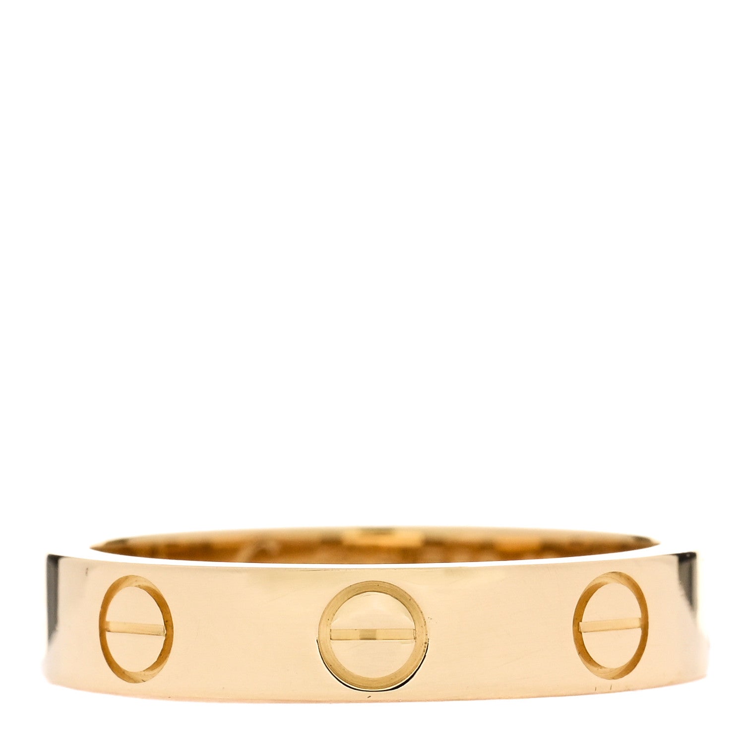Cartier 18K Yellow Gold 3.5mm LOVE Wedding Band Ring 49 5 1 of 4
