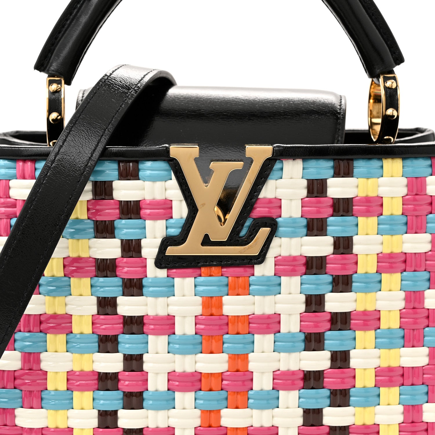 Louis Vuitton Taurillon Calfskin Guinguette Capucines BB Multicolor 7 of 11
