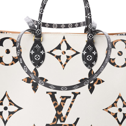 Louis Vuitton Monogram Giant Jungle Onthego GM Ivory 8 of 8