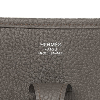 Hermes Taurillon Clemence Evelyne III PM Etain 6 of 13