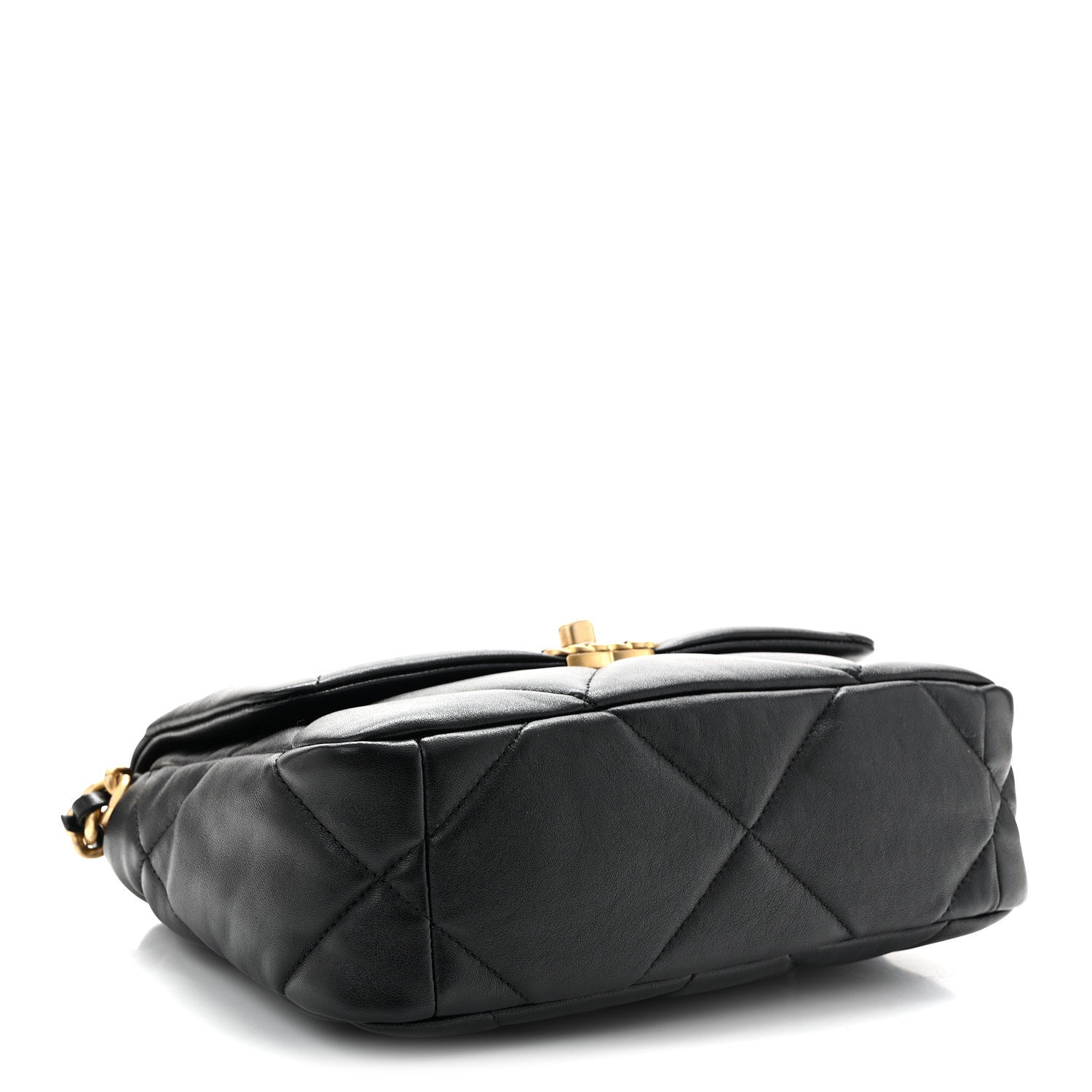 Chanel Lambskin Quilted Medium Chanel 19 Flap Black 4 of 10