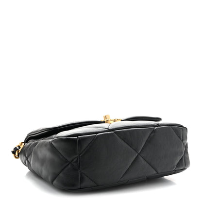 Chanel Lambskin Quilted Medium Chanel 19 Flap Black 4 of 10