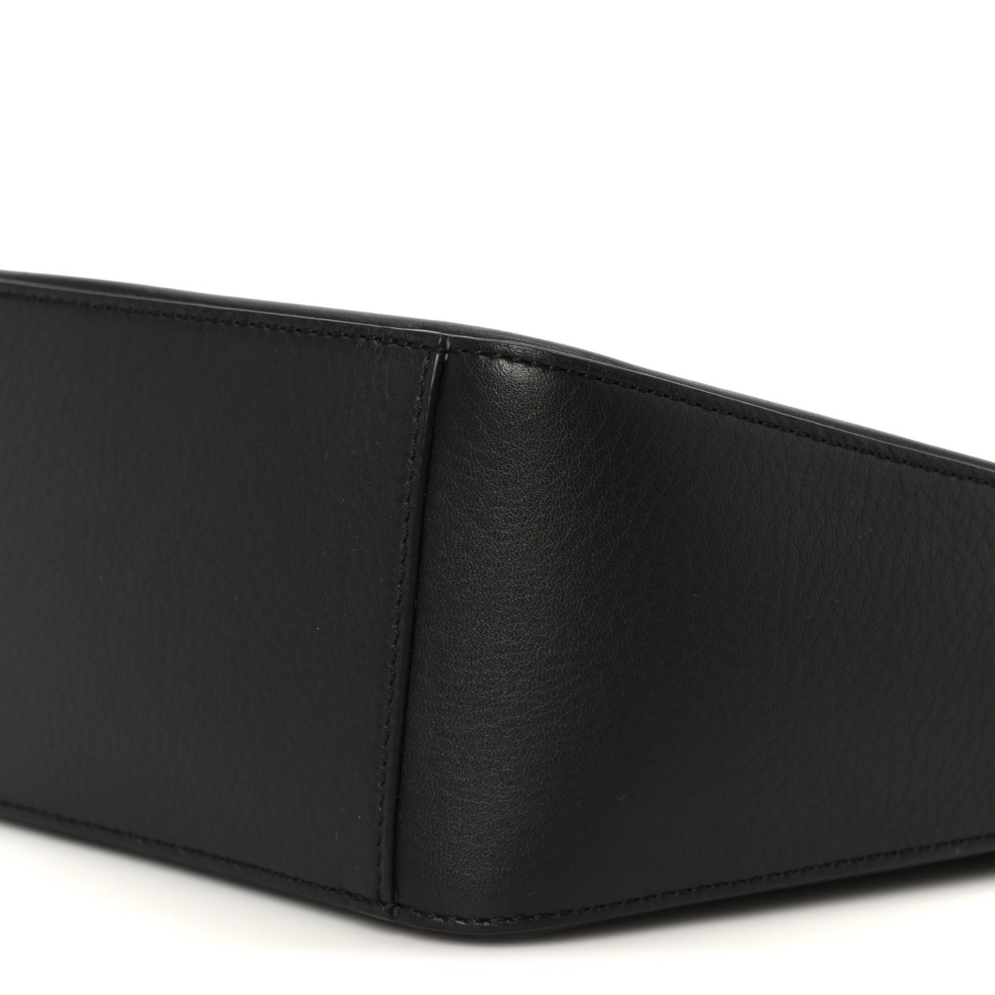 Calfskin Mini Hammock Hobo Black