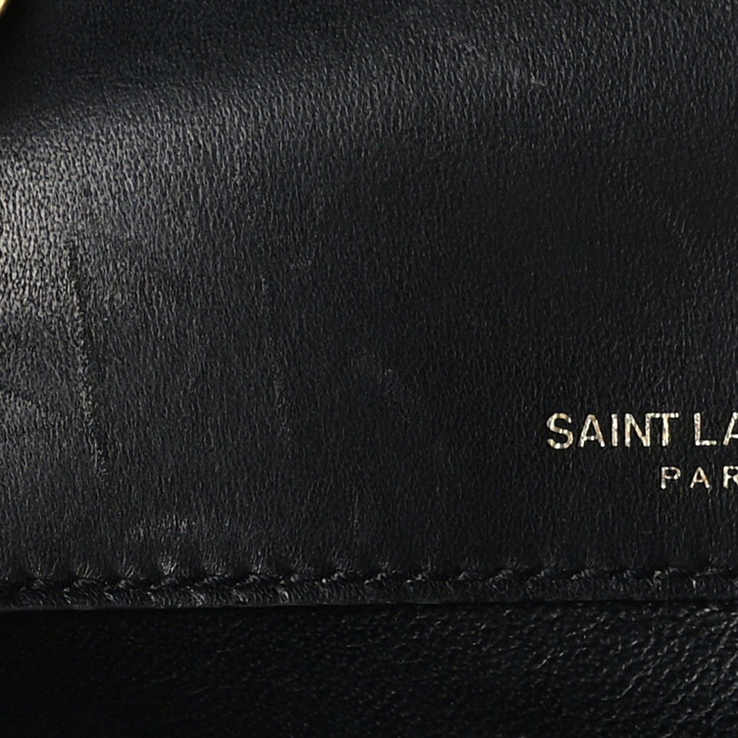Saint Laurent Patent Calfskin Matelasse Monogram Small Vicky Chain Bag Black 10 of 12