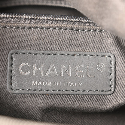 Chanel Iridescent Calfskin Quilted Relax CC Bowler Bag Black 6 of 10