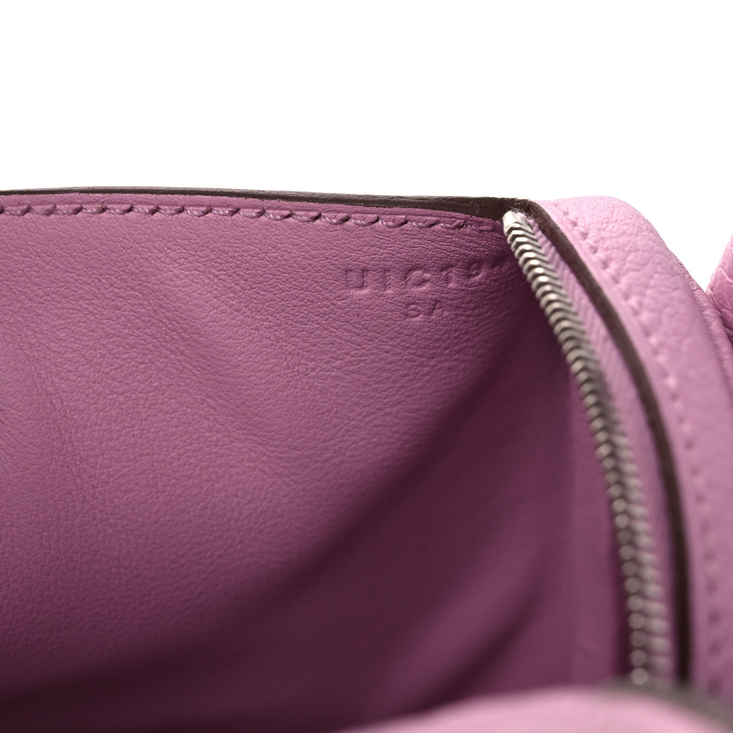 Hermes Taurillon Clemence Mini Lindy 20 Mauve Sylvestre 7 of 14