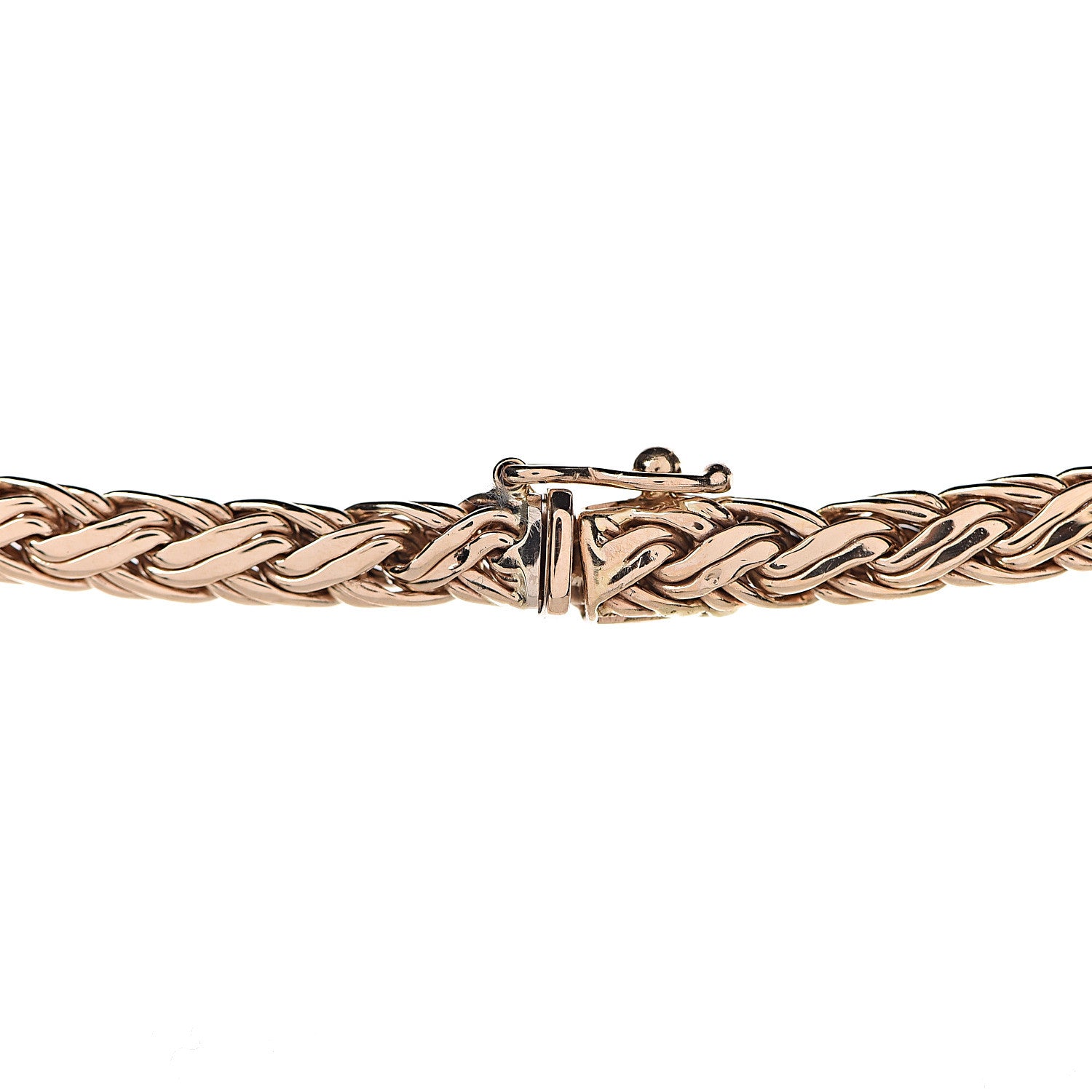Tiffany 14K Yellow Gold Russian Braided Chain Necklace 5 of 5