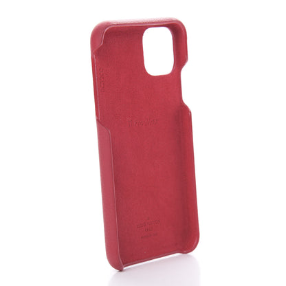 Louis Vuitton Calfskin Monogram iPhone 11 Pro Max Bumper Scarlet 3 of 11