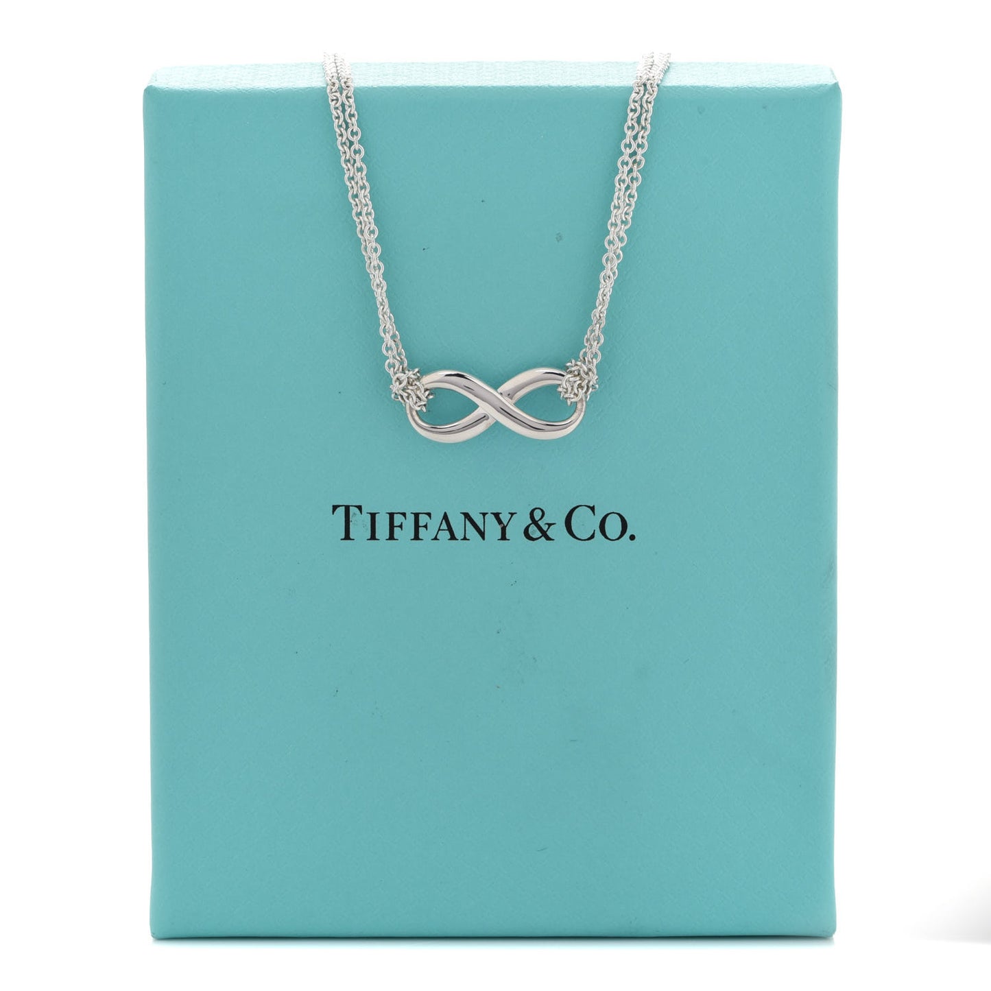Sterling Silver Infinity Pendant Necklace