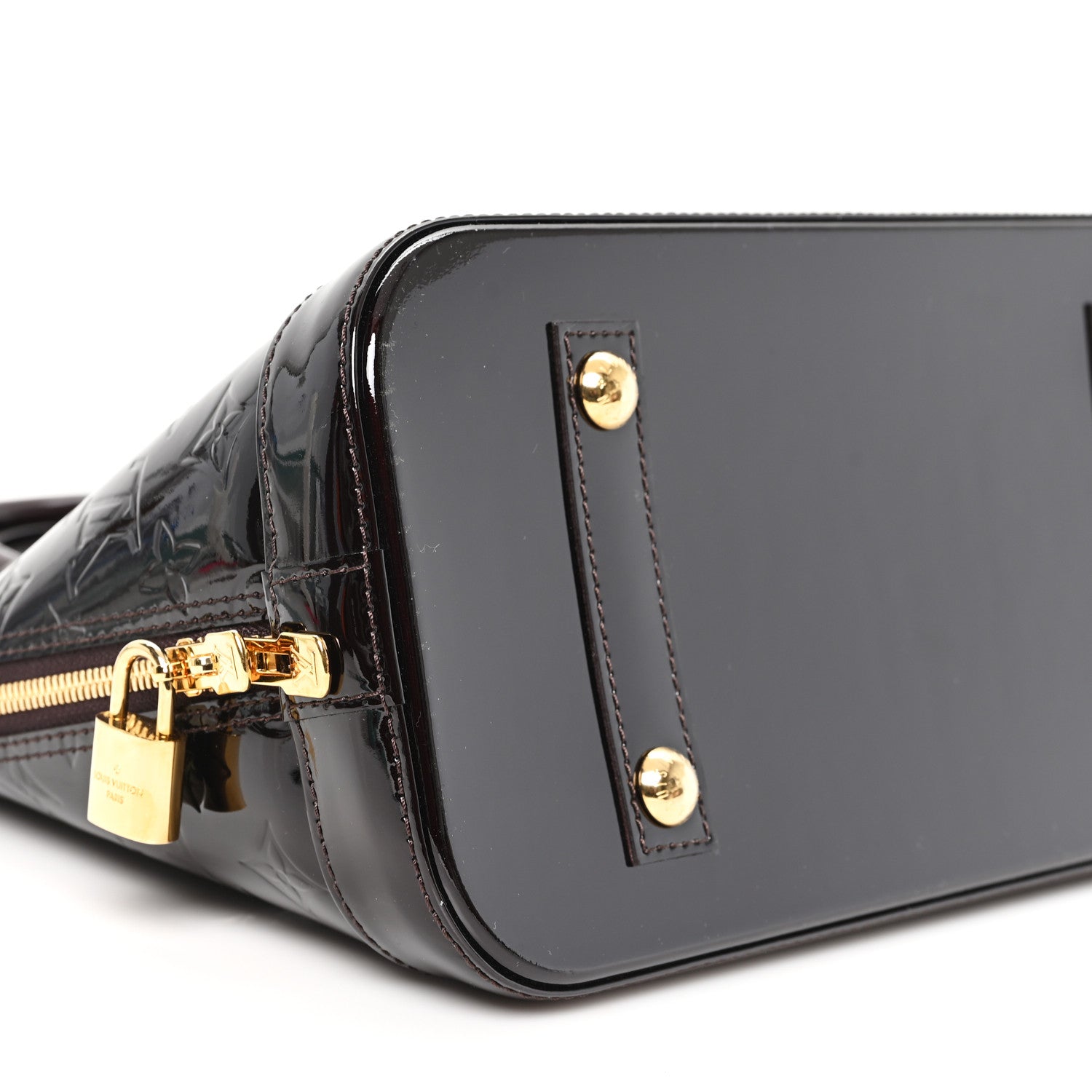 Louis Vuitton Vernis Alma MM Amarante 8 of 10