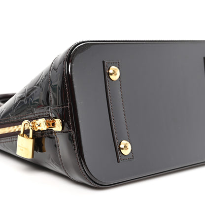 Louis Vuitton Vernis Alma MM Amarante 8 of 10