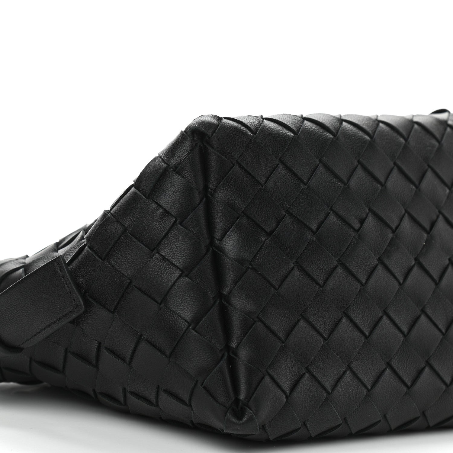 Bottega Veneta Nappa Intrecciato Tie Shoulder Bag Black 9 of 10