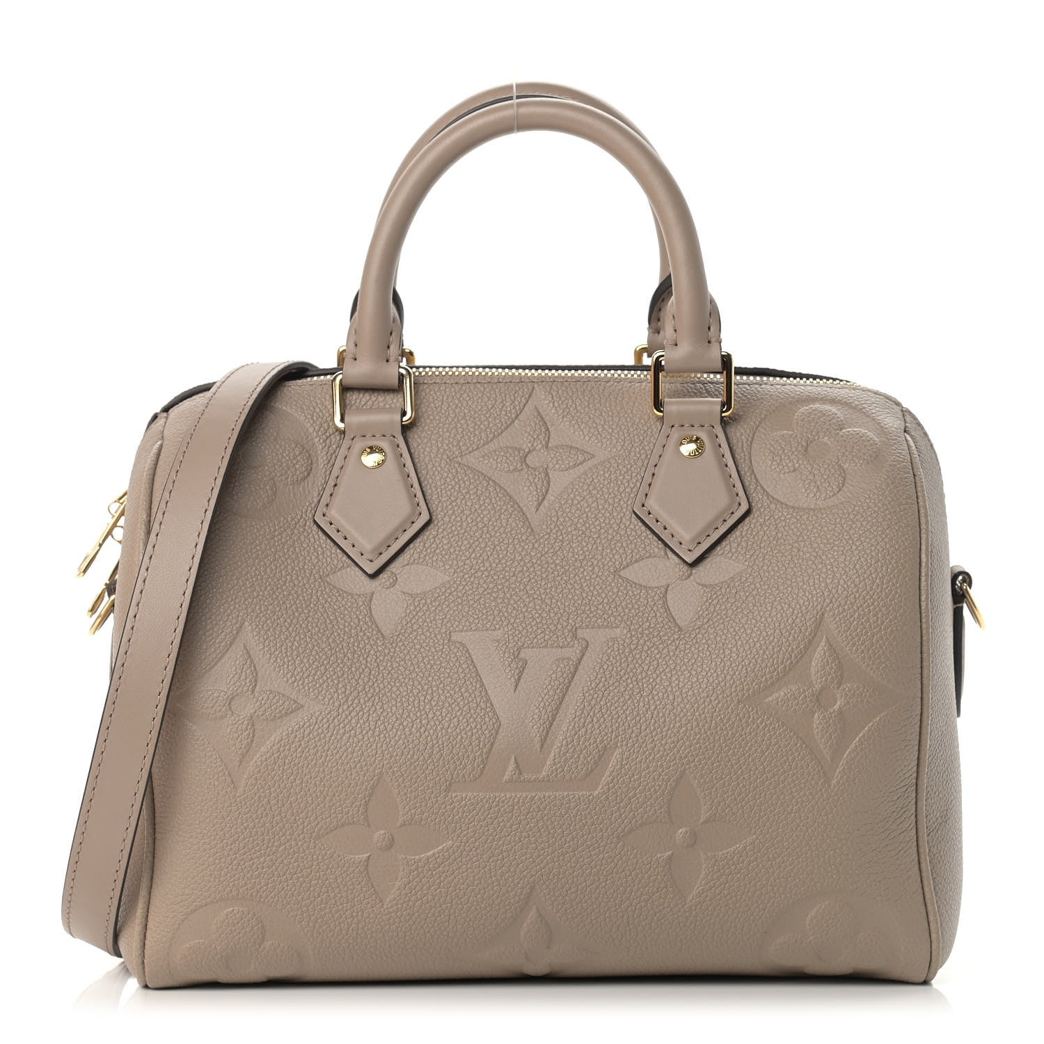 Louis Vuitton Empreinte Monogram Giant Speedy Bandouliere 25 Tourterelle 1 of 6