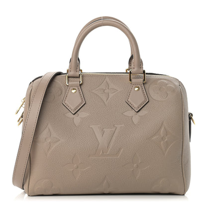 Louis Vuitton Empreinte Monogram Giant Speedy Bandouliere 25 Tourterelle 1 of 6