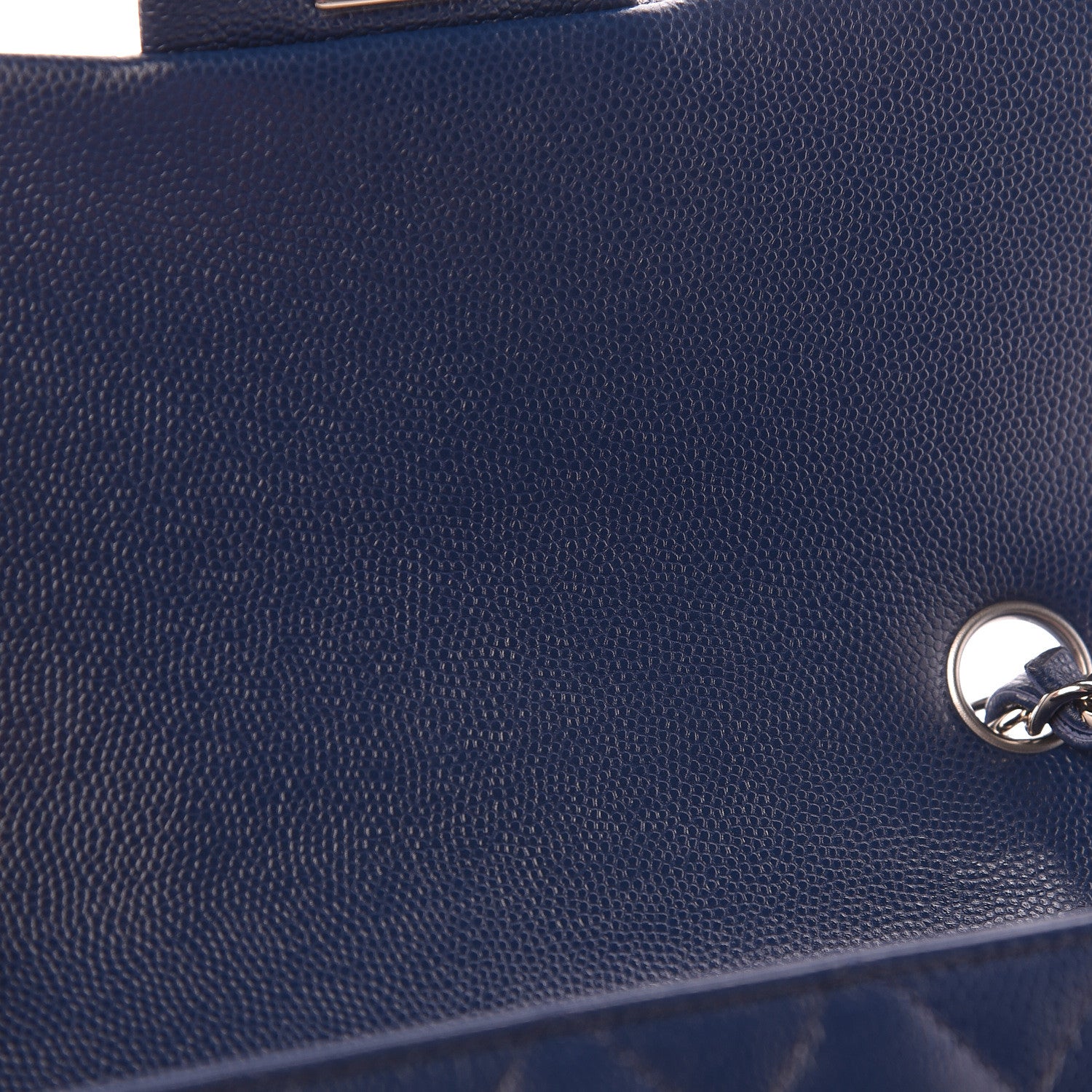 Chanel Caviar Quilted Mini Rectangular Flap Navy 12 of 13