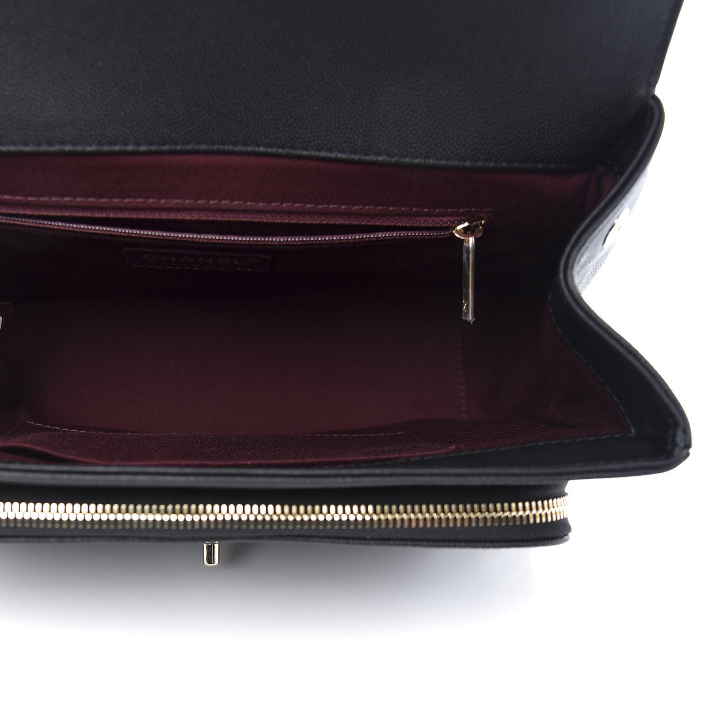 Caviar Quilted Large Business Affinity Flap Black