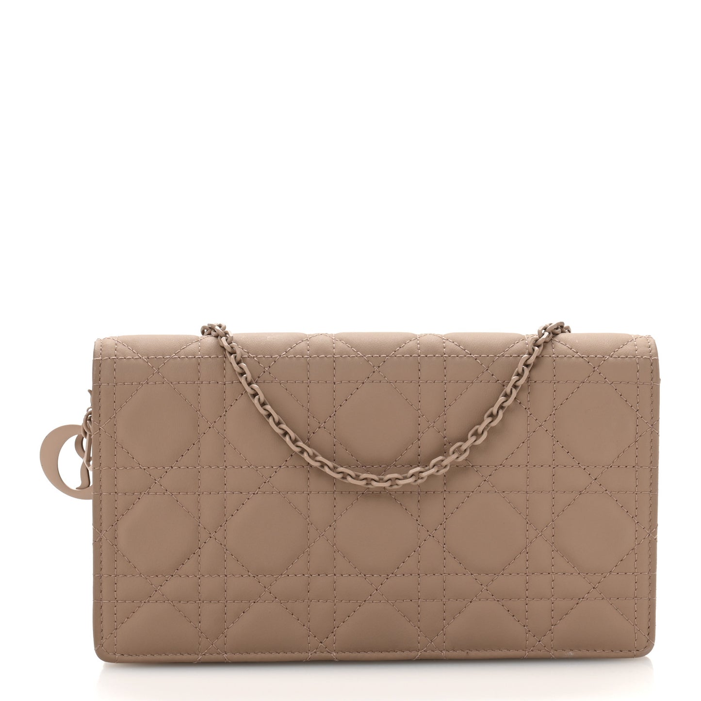 Ultra Matte Calfskin Cannage Lady Dior Clutch Fard