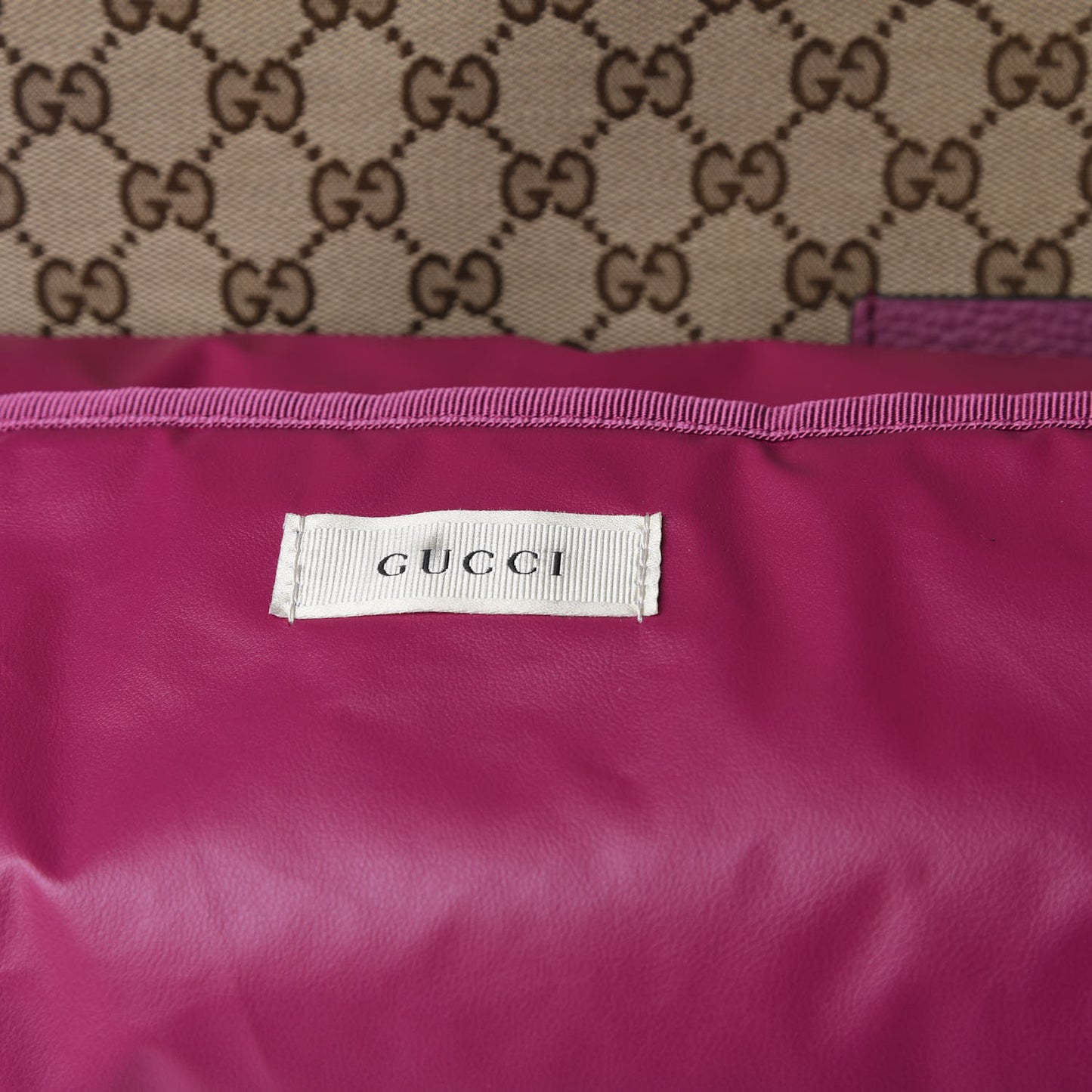 Monogram Convertible Diaper Bag Beige Peonia Flower