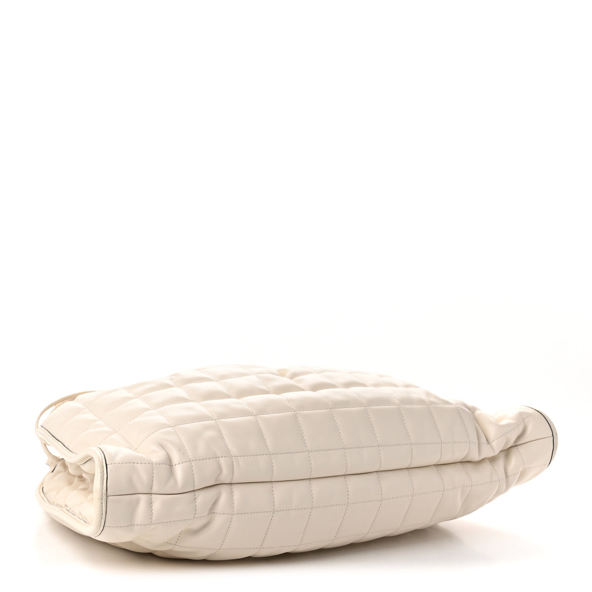 Gucci Calfskin Quilted Large Deco Tote Bag Mystic White 4 of 10