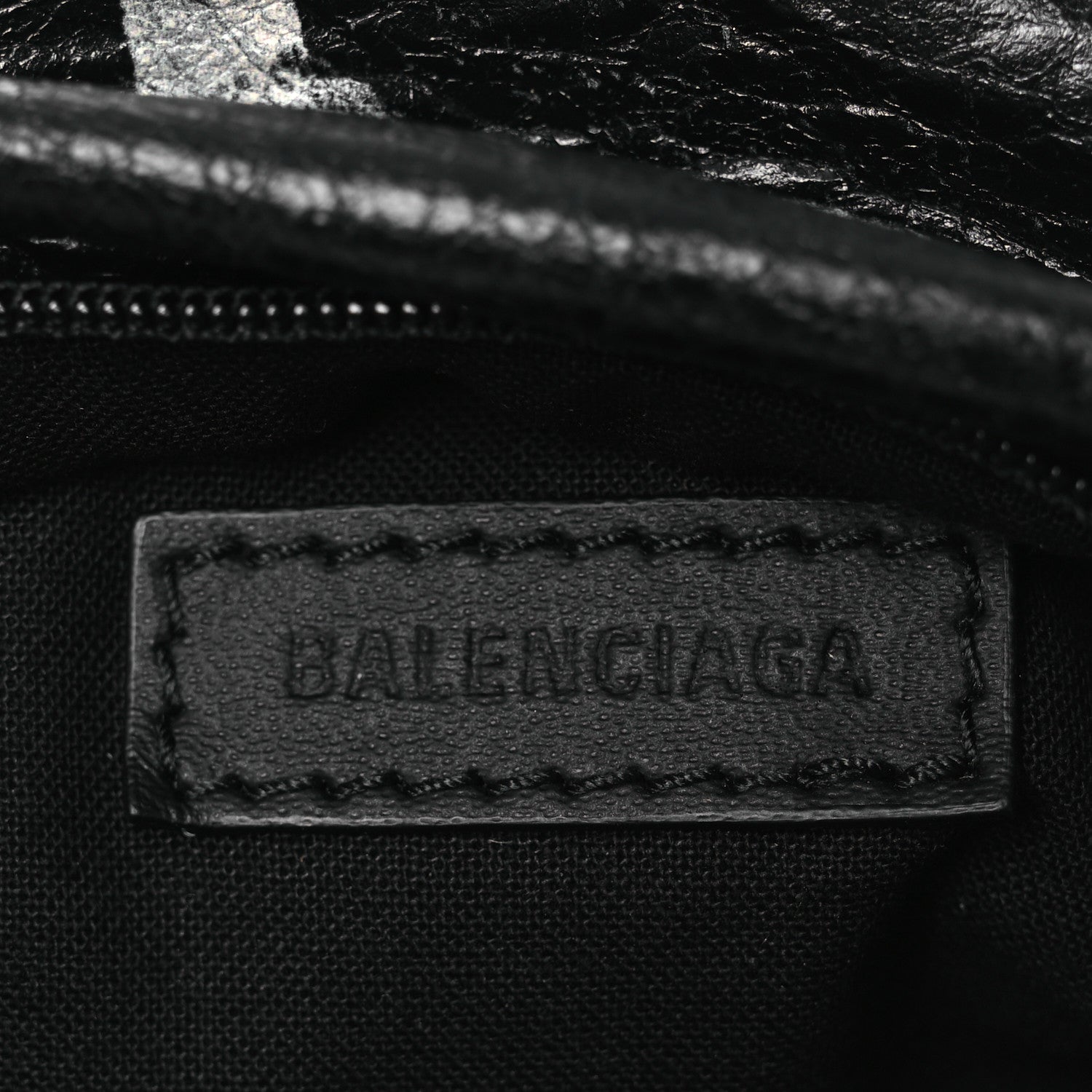 Balenciaga Agneau Arena Graffiti All Over Mini Explorer Crossbody Backpack  Black White 6 of 11