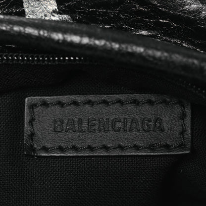 Balenciaga Agneau Arena Graffiti All Over Mini Explorer Crossbody Backpack  Black White 6 of 11