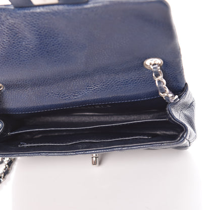 Chanel Caviar Quilted Extra Mini Flap Navy 5 of 10
