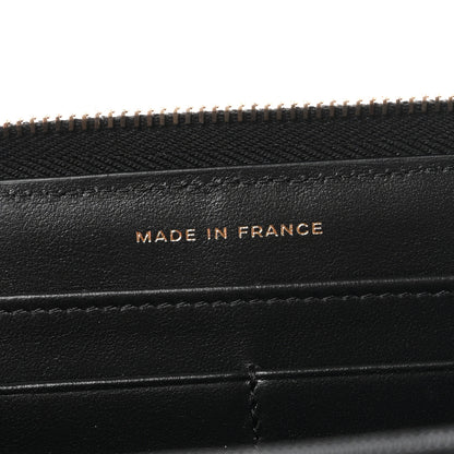 Chanel Caviar Quilted Crystal CC Long Zipped Wallet Black 7 of 8