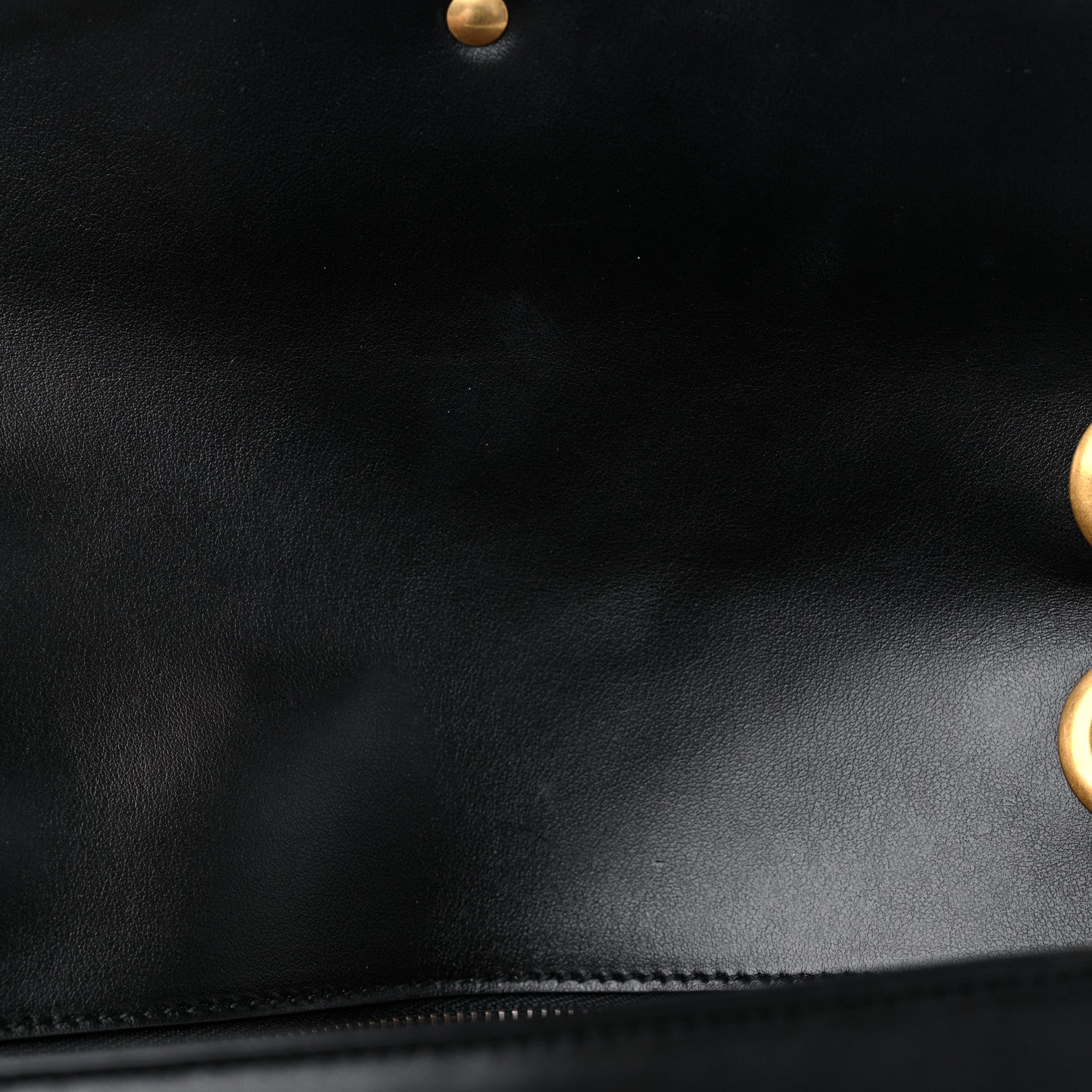 Gucci Calfskin Matelasse Small GG Marmont Shoulder Bag Black 10 of 10